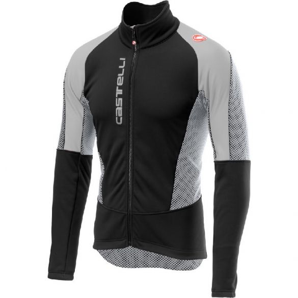 Castelli Mortirolo V jacket zwart/grijs heren 18505-870