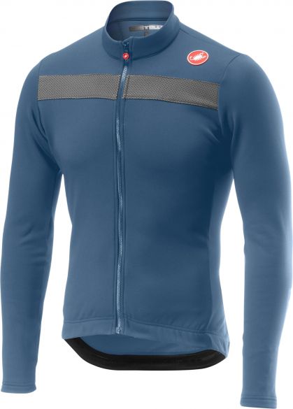 Castelli Puro 3 lange mouw fietsshirt licht blauw heren 18511-062