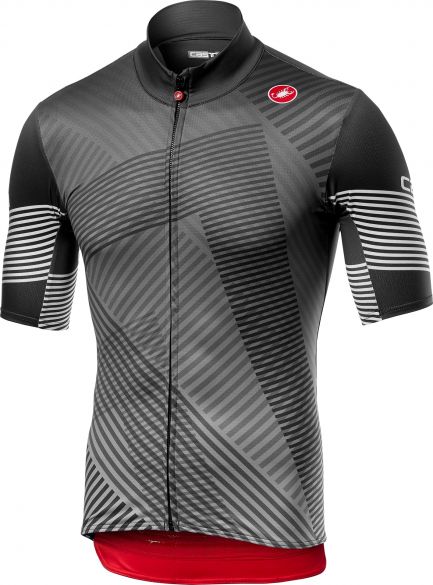 Castelli Mid weight korte mouw fietsshirt grijs heren 18513-030