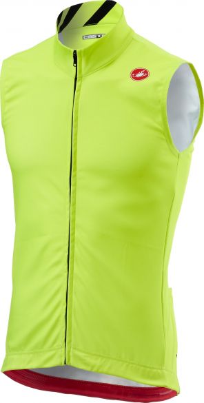 Castelli Thermal pro mouwloos vest fluo geel heren 18514-032