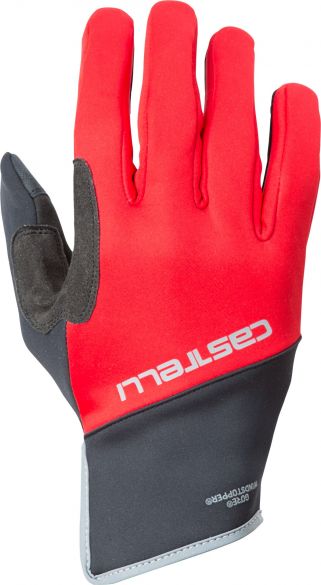 Castelli Scalda Pro glove fietshandschoenen zwart/rood heren 18527-231