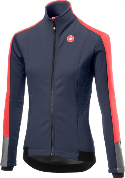 Castelli Mortirolo 3 W lange mouw jacket donkerblauw dames 18542-070