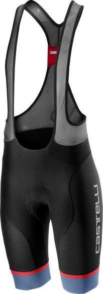 Castelli Free aero race 4 bibshort kit fietsbroek zwart/blauw heren 19005-236