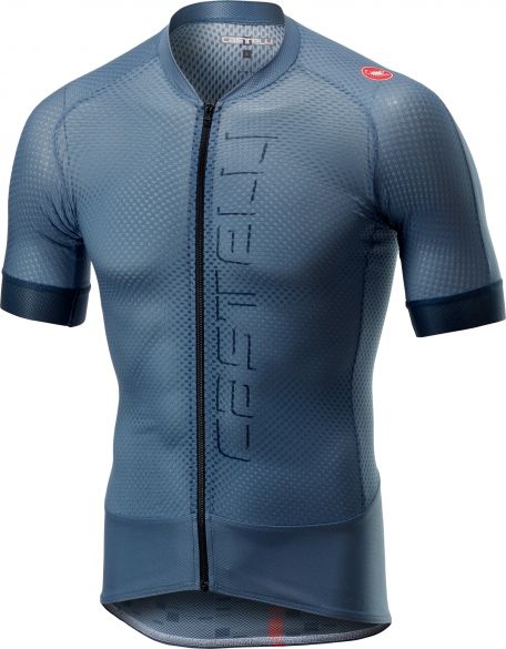 Castelli Climber's 2.0 FZ fietsshirt blauw heren 19010-062