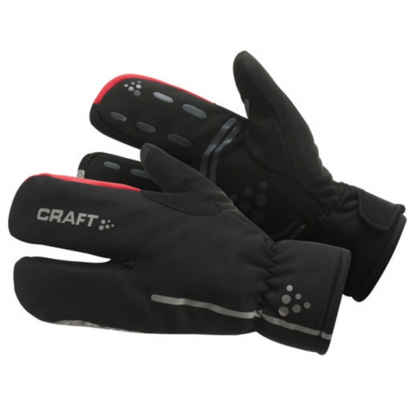 Craft Thermal Split Finger handschoenen zwart 1901624 1901624-9430