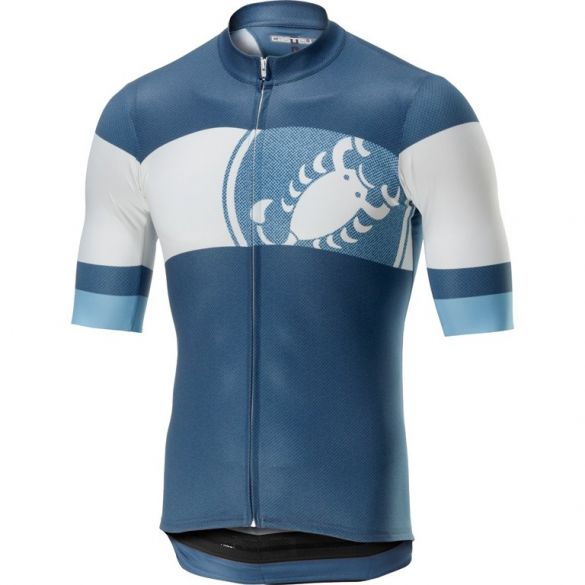 Castelli Ruota fietsshirt korte mouw blauw 19017-062