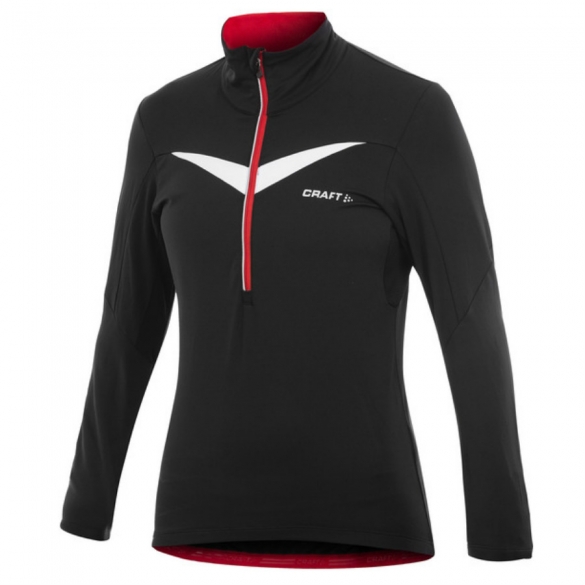 Craft Performance Bike Thermal Top dames zwart/rood 1902317 1902317
