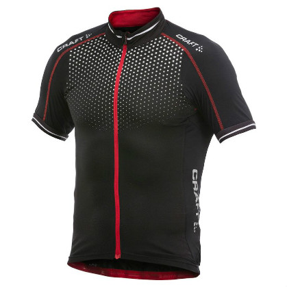 Craft Glow fietsshirt heren zwart/rood 1902581-9430