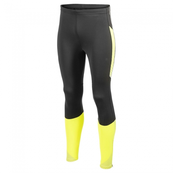 Craft Brilliant Thermal hardloopbroek heren zwart/geel 1902944-9851