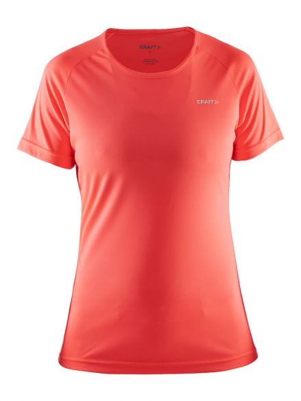 Craft Prime korte mouw hardloopshirt roze dames 1903176-1825