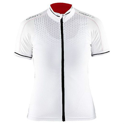 Craft Glow fietsshirt dames wit/zwart 1903265-2900
