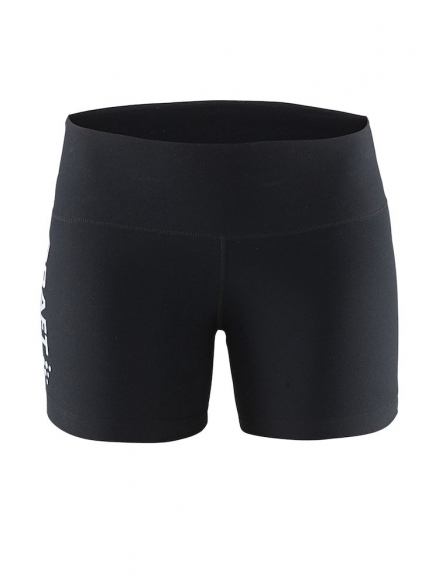 Craft Pure hardloop short zwart/zilver dames 1903327-9926
