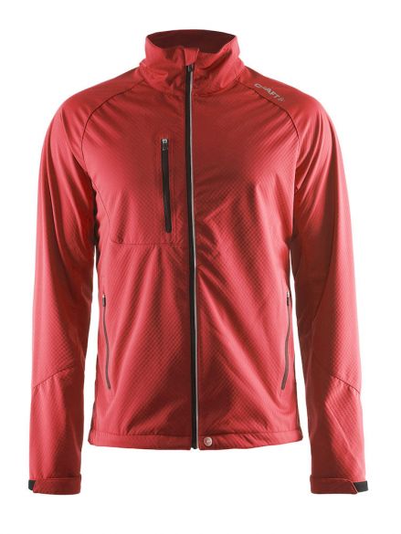 Craft Bormio soft shell winterjas rood dames 1903557-2430