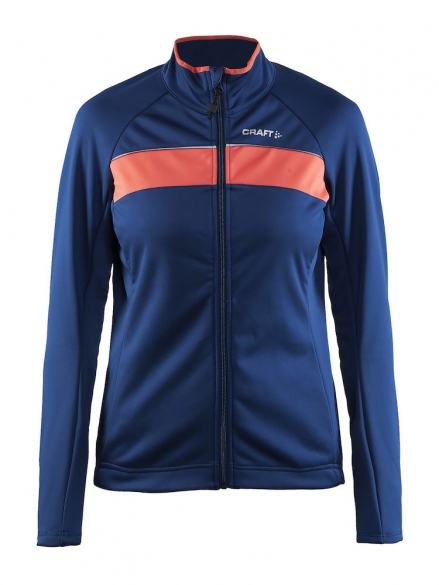 Craft Siberian fietsjack blauw/deep dames 1903664-2381
