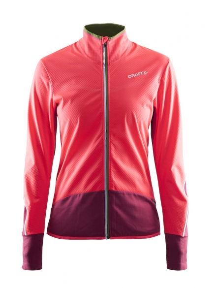 Craft Belle thermo windjersey roze/crush dames 1903676-2410