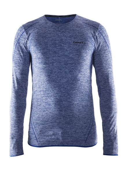 Craft Active Comfort roundneck long sleeve ondershirt blauw/deep heren 1903716-1381