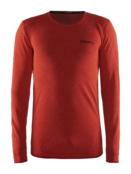 Craft Active Comfort lange mouw ondershirt rood/bolt heren 1903716-2566
