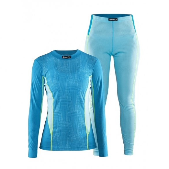 Craft Active 2-Pack thermoset dames blauw 1903728-2320