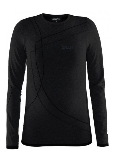 Craft Active Comfort LS shirt zwart/solid kind/JR 1903777-B199