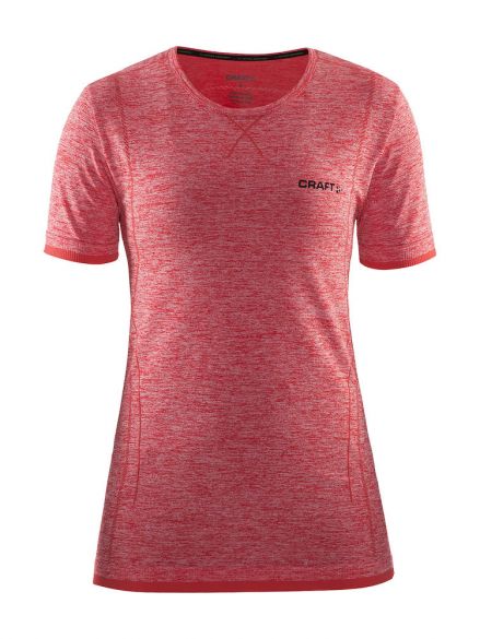 Craft Active Comfort korte mouw ondershirt rood dames 1903790-1452