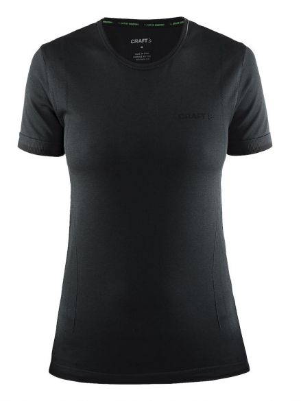 Craft Active Comfort korte mouw ondershirt zwart dames 1903790-B199