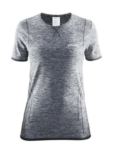 Craft Active Comfort korte mouw ondershirt grijs dames 1903790-B999