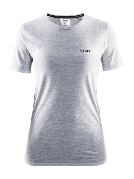 Craft Active Comfort korte mouw ondershirt grijs/melange dames 1903790-1950