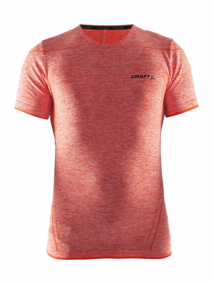Craft Active Comfort roundneck short sleeve ondershirt rood/heat heren 1903792-1569
