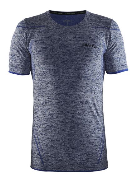 Craft Active Comfort korte mouw ondershirt blauw/thunder heren 1903792-2392