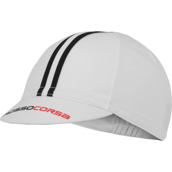 Castelli Rosso Corsa fietspet wit/zwart heren 19038-101