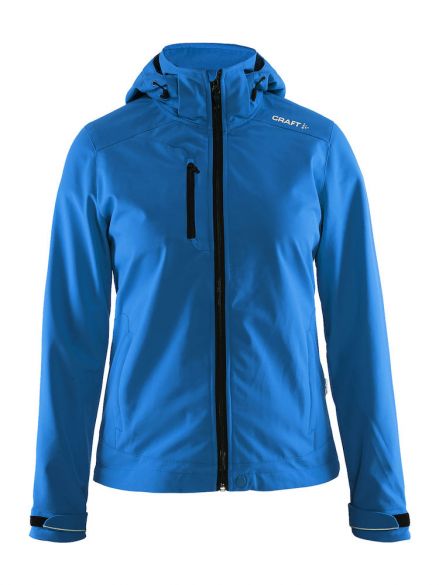 Craft Light softshell winterjas blauw dames 1903913-1336