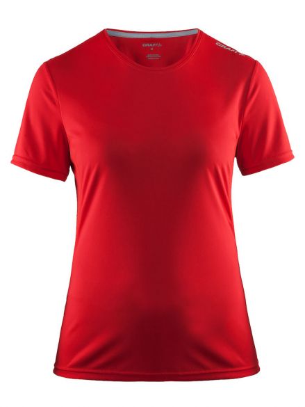 Craft Mind korte mouw hardloopshirt rood dames 1903942-1430