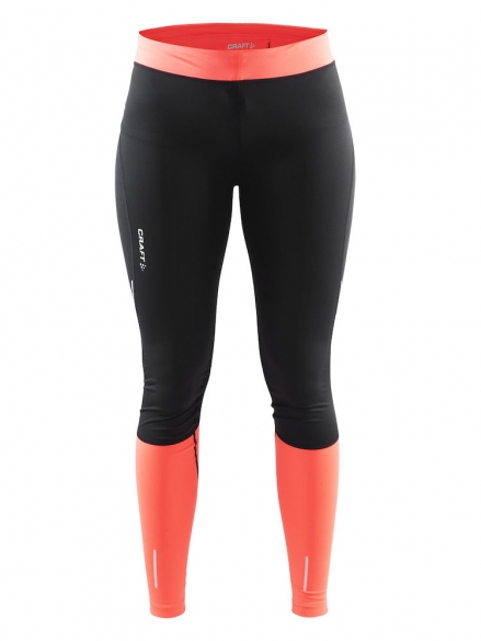 Craft Devotion tight hardloopbroek dames zwart shock 1903967-9825