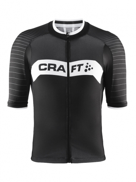 Craft Gran fondo fietsshirt heren zwart/wit/rood 1903989-9900