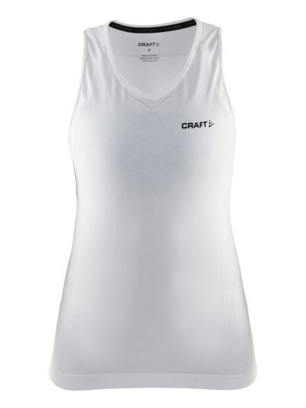 Craft Active Comfort v-hals singlet wit dames 1904083-B900-vrr