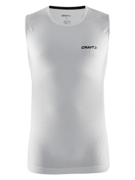 Craft Active Comfort mouwloos ondershirt wit heren 1904084-B900