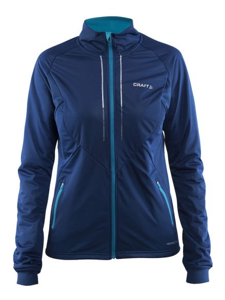 Craft Storm langlauf jack 2.0 blauw/deep dames 1904257-2381