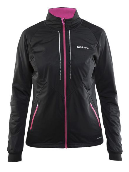 Craft Storm langlauf jack 2.0 zwart/smoothie dames 1904257-9403
