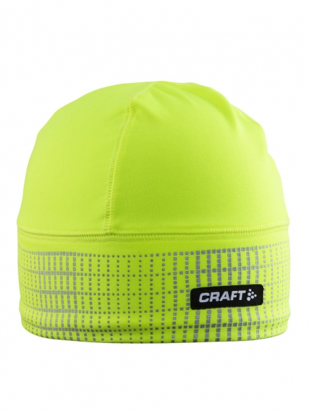 Craft Brilliant 2.0 hardloopmuts winter geel/reflectie 1904302-2851-vrr