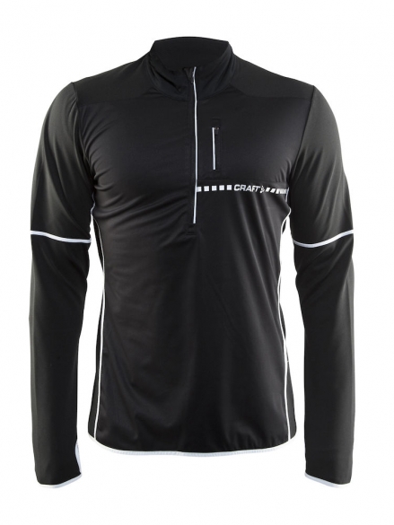 Craft Cover thermal wind hardloopshirt lange mouw zwart heren 1904325-9920