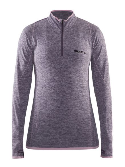 Craft Active Comfort Zip lange mouw ondershirt paars/montana dames 1904479-1750