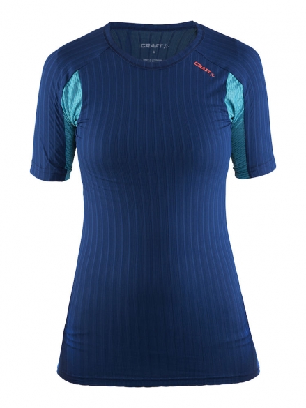 Craft Active extreme 2.0 CN korte mouw ondershirt blauw/deep dames 1904490-2381