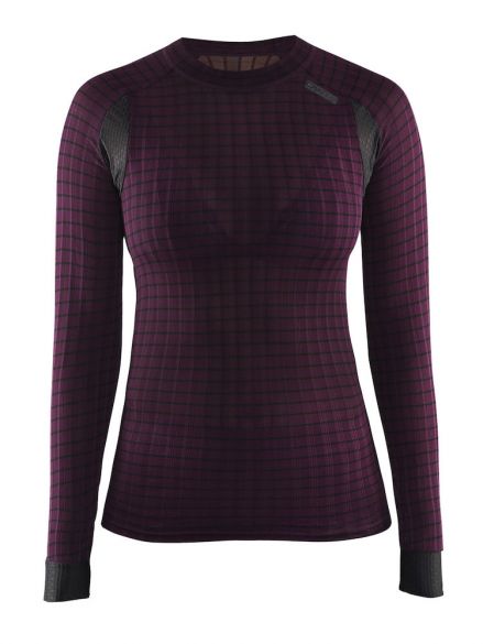 Craft Active extreme 2.0 CN lange mouw ondershirt paars dames 1904491-2485