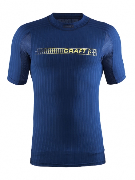 Craft Active extreme 2.0 CN korte mouw ondershirt blauw/deep heren 1904494-2381voorraad