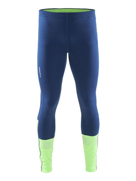 Craft Brilliant 2.0 Thermal Tight hardloopbroek blauw groen heren