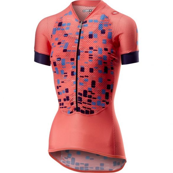 Castelli Climber's W jersey fietsshirt roze dames 19047-019