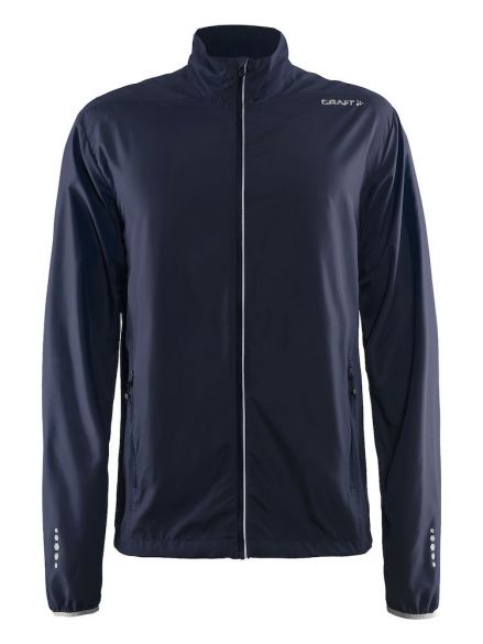 Craft Mind blocked hardloopjack blauw/navy heren 1904732-1395