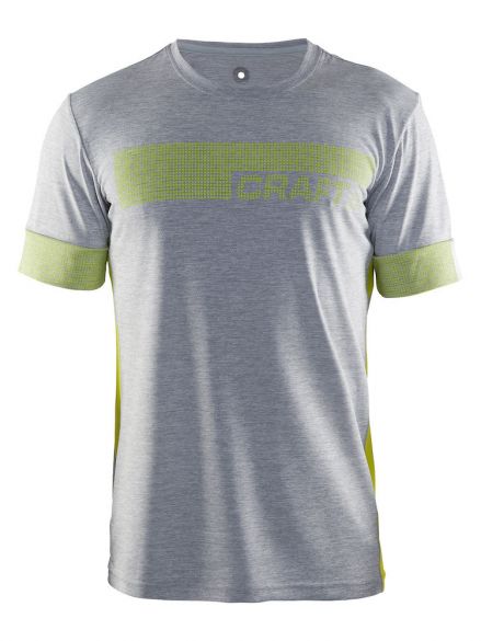 Craft Breakaway N2 korte mouw hardloopshirt grijs heren 1904786-2950