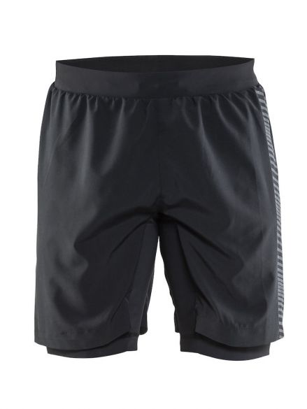 Craft Grit hardloop short zwart heren 1904797-9563