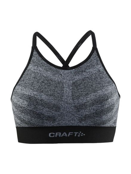 Craft cool comfort low impact beha grijs/zwart dames 1904906-1998